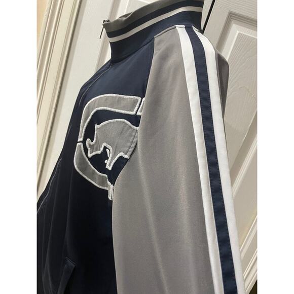ECKO UNLIMITED TRACK JACKET RHINO BLUE/GRAY STREETWEAR RETRO SZ XL made 2015 - Picture 15 of 15